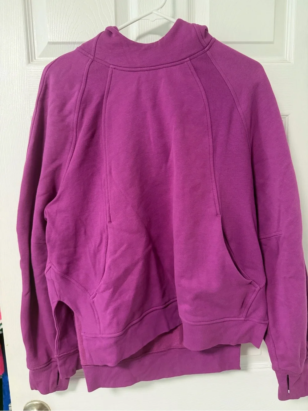 lululemon athletica Women's Hooded Crew Sweatshirt in Magenta